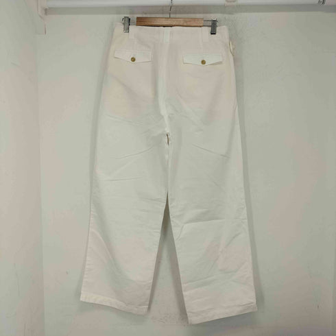 ムジラボ MUJI labo 綿混タックワイドパンツ レディース 70