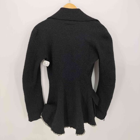 INTOCA 裾フリルデザイン 変形 ピーコート レディース