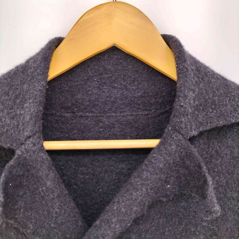 INTOCA 裾フリルデザイン 変形 ピーコート レディース