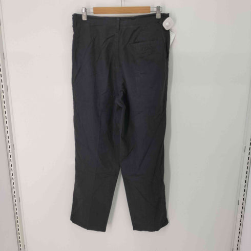 happy-life リネン混 3タック スラックス メンズ 50