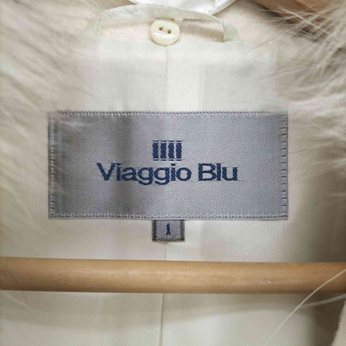 ビアッジョブルー Viaggio Blu アンゴラウール ベルテッドファーコート レディース JPN:1