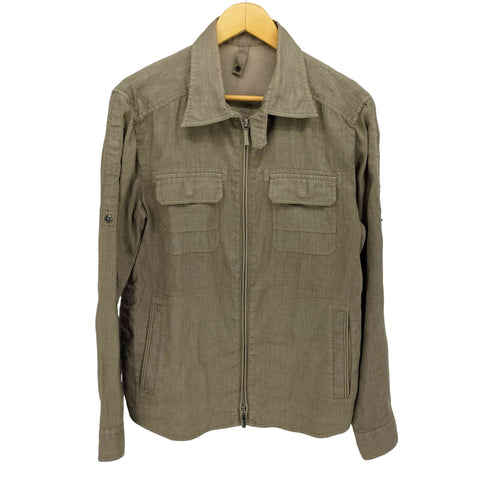 ジョゼフオム JOSEPH HOMME リネン ジップアップ シャツ ジャケット メンズ JPN:48