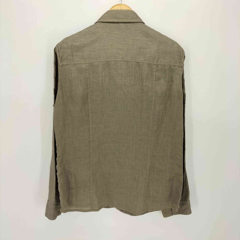 ジョゼフオム JOSEPH HOMME リネン ジップアップ シャツ ジャケット メンズ JPN:48