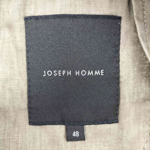 ジョゼフオム JOSEPH HOMME リネン ジップアップ シャツ ジャケット メンズ JPN:48