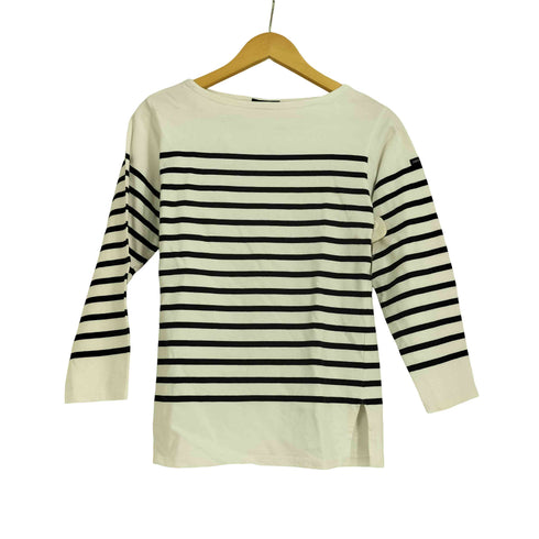 セントジェームス SAINT JAMES フランス製 ボーダー柄 ボートネック L/S レディース DE:32