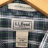 エルエルビーン L.L.Bean SLIGHTLY FITTED S/S チェックシャツ メンズ import:M