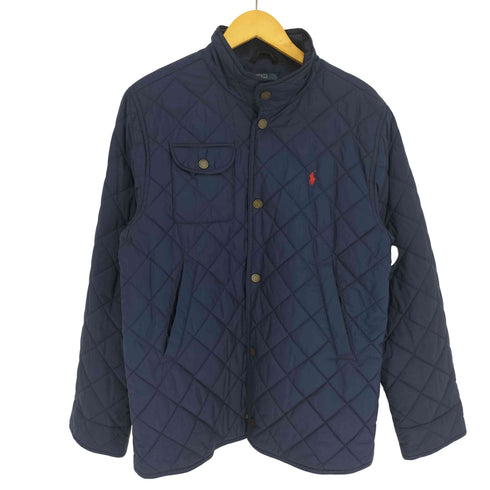 ポロバイラルフローレン Polo by RALPH LAUREN 90S ポニー刺繍 スナップ キルティング ジャケット ユニセックス メンズ import:XL