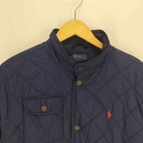 ポロバイラルフローレン Polo by RALPH LAUREN 90S ポニー刺繍 スナップ キルティング ジャケット ユニセックス メンズ import:XL
