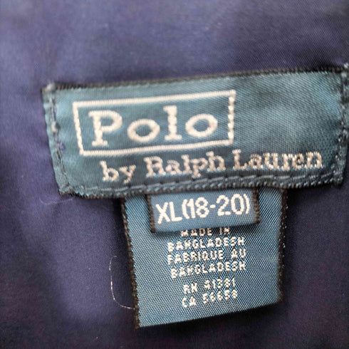 ポロバイラルフローレン Polo by RALPH LAUREN 90S ポニー刺繍 スナップ キルティング ジャケット ユニセックス メンズ import:XL