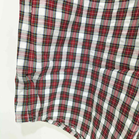 エルエルビーン L.L.Bean SLIGHTLY FITTED S/S チェックシアサッカーシャツ メンズ import:M