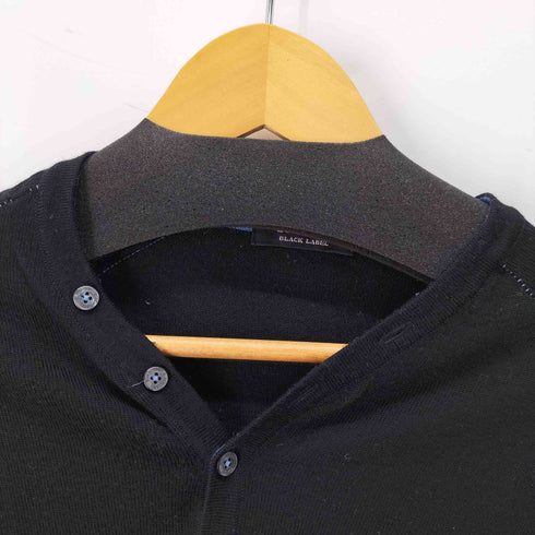 バーバリーブラックレーベル BURBERRY BLACK LABEL ホース刺繍 ヘンリーネックニット レディース 2