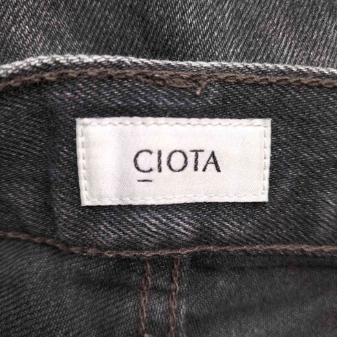シオタ CIOTA インディゴ スビンコットン 13.5oz ワイドテーパードデニム メンズ 29