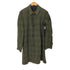 GREEN CLOTHIERS 推定60-70s USA製 Amalgamated Clothing Workers of America チェック柄 ステンカラーコート メンズ