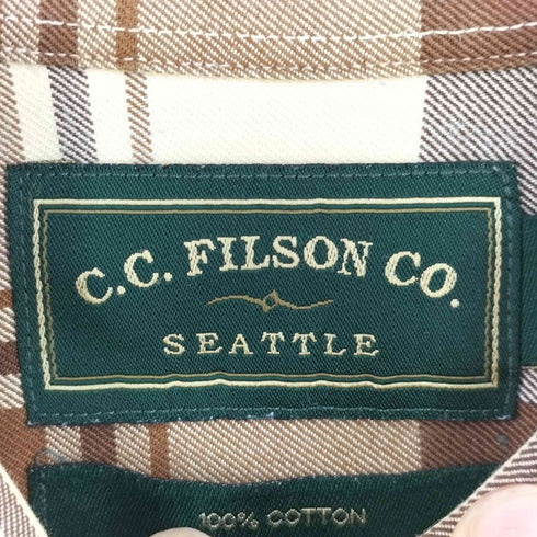 フィルソン FILSON チェック柄 ボタンダウンシャツ メンズ import:S