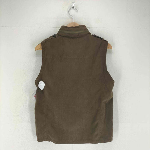 コムサイズム COMME CA ISM 裏地チェックジップベスト Y2K メンズ M