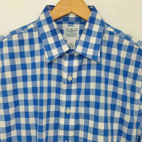 エルエルビーン L.L.Bean TRADITIONAL FIT ブロックチェックシャツ メンズ import:M