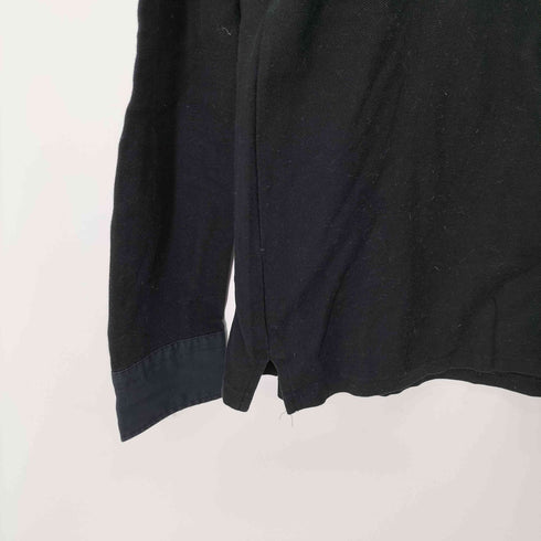 バーバリーブラックレーベル BURBERRY BLACK LABEL ホース刺繍 鹿の子ドッキングシャツ メンズ 2