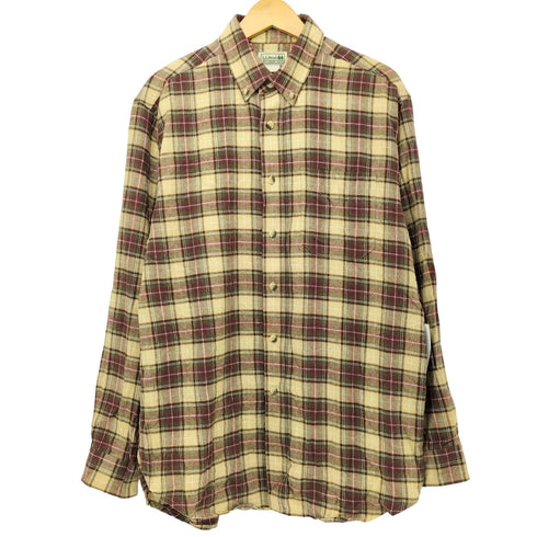 エルエルビーン L.L.Bean 00S BD L/S チェックネルシャツ メンズ import:M