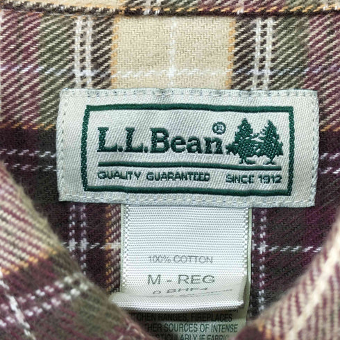 エルエルビーン L.L.Bean 00S BD L/S チェックネルシャツ メンズ import:M