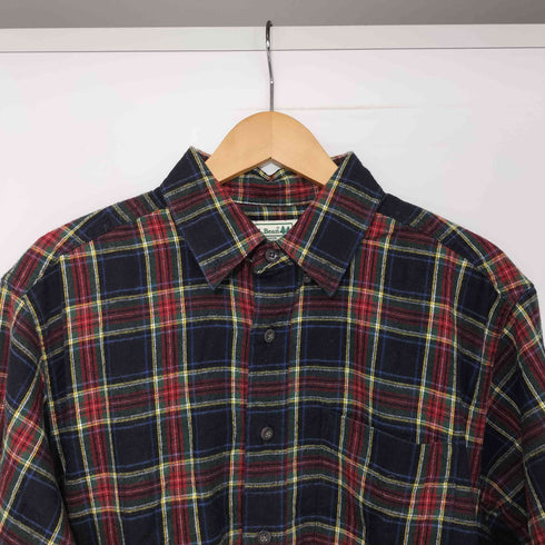 エルエルビーン L.L.Bean 00S BD L/S チェックネルシャツ メンズ import:M
