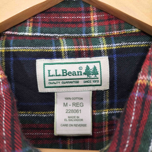 エルエルビーン L.L.Bean 00S BD L/S チェックネルシャツ メンズ import:M