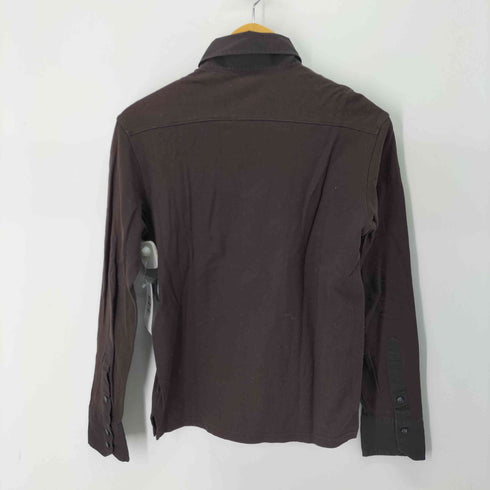 バーバリーブラックレーベル BURBERRY BLACK LABEL ホース刺繍 鹿の子ドッキングシャツ メンズ 2