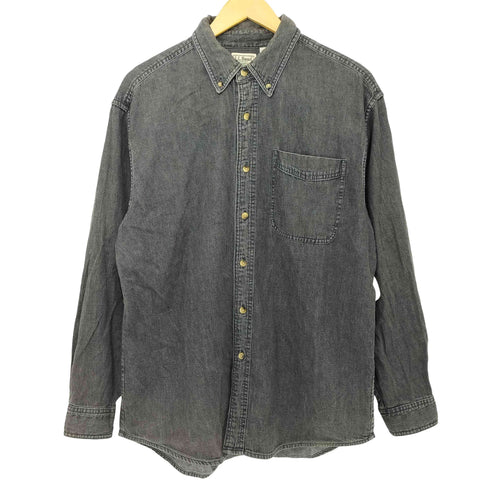 エルエルビーン L.L.Bean L/S ブラックデニムシャツ メンズ import:M