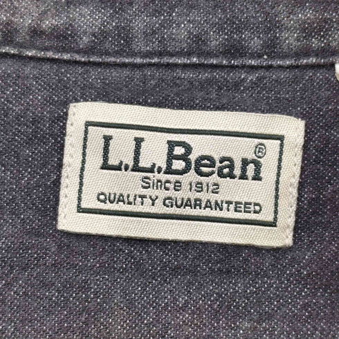 エルエルビーン L.L.Bean L/S ブラックデニムシャツ メンズ import:M