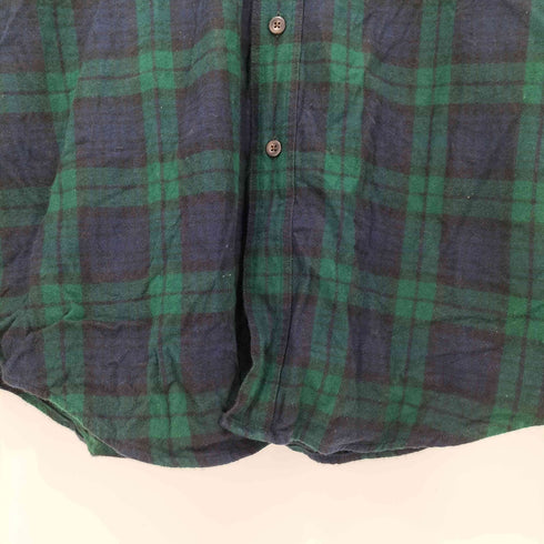 エルエルビーン L.L.Bean 00S ブラックウォッチ L/S ネルシャツ メンズ import:M