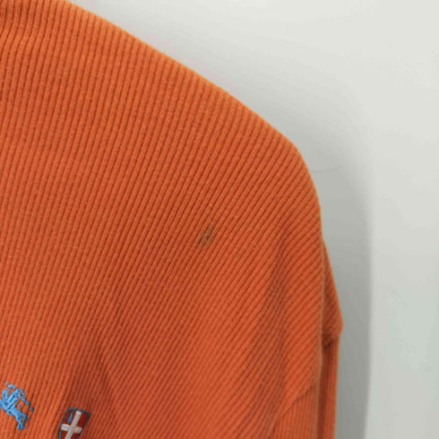 バーバリーブラックレーベル BURBERRY BLACK LABEL ホース刺繍 リブニット ドッキングシャツ メンズ 2