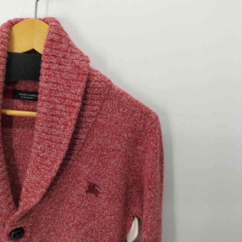 バーバリーブラックレーベル BURBERRY BLACK LABEL ホース刺繍 ショールカラーカーディガン メンズ JPN:2