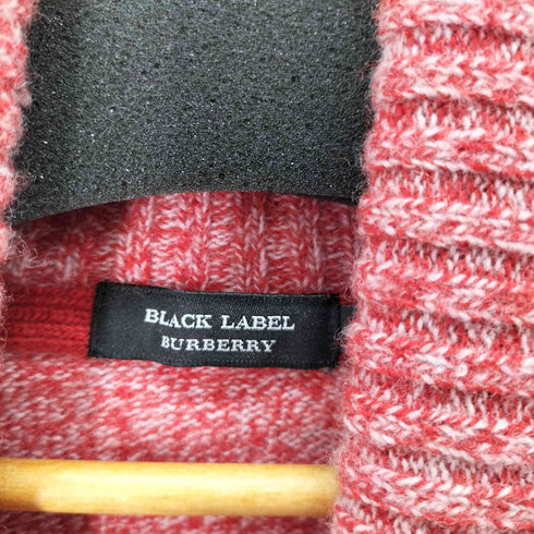 バーバリーブラックレーベル BURBERRY BLACK LABEL ホース刺繍 ショールカラーカーディガン メンズ JPN:2