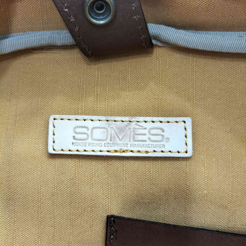 SOMES SADDLE 本革 レザー ボストンバッグ メンズ