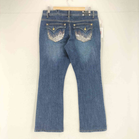 ラインストーンフレアデニムパンツ Y2K メンズ 10P