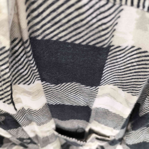 ステューシー Stussy 00S AUTHENTICタグ チェック シャツ ジャケット ワーク 裏地サーマル メンズ import:XL