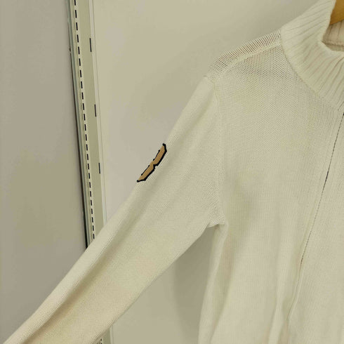 ポロバイラルフローレン Polo by RALPH LAUREN 90S ビックポニー 刺繍 ボトルネック ジップアップ ニット カーディガン ジャケット ユニセックス メンズ import:XL