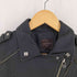 ロボ ROBO SHEEP LEATHER ダブルライダースジャケット レディース import:S