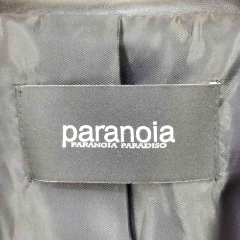 PARANOIA SHEEP LEATHER ダブルライダースジャケット レディース FREE