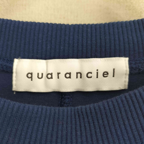 quaranciel 25AW 洗濯機可能 ポンチ ドロスト ルーズ プルオーバー レディース FREE