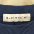 quaranciel 25AW 洗濯機可能 ポンチ ドロスト ルーズ プルオーバー レディース FREE