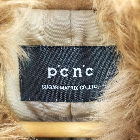 PCNC COW LEATHER フェイクファージャケット Y2K レディース