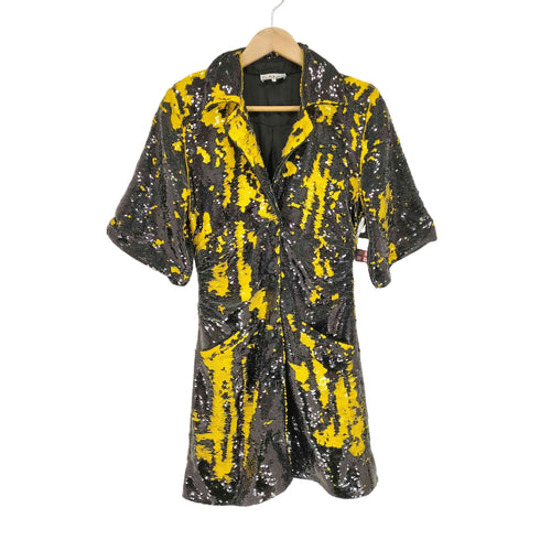 ガニー Ganni ジョーゼット ミニシャツワンピース レディース