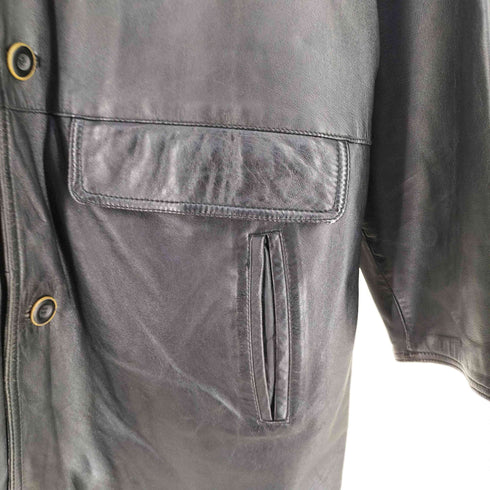 SUB URBAN SHEEP LEATHER カーコート メンズ