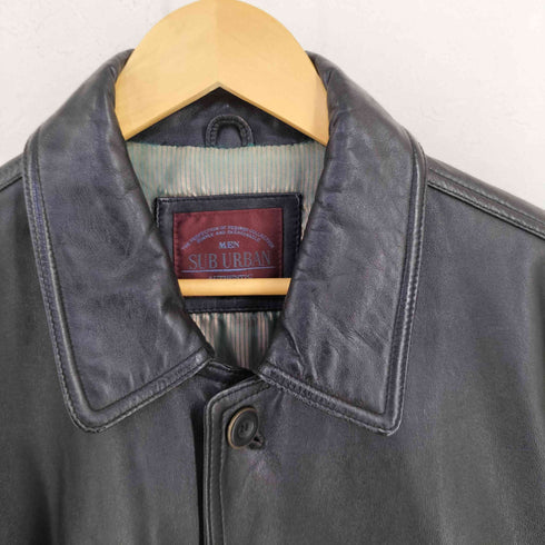 SUB URBAN SHEEP LEATHER カーコート メンズ