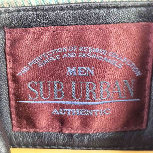SUB URBAN SHEEP LEATHER カーコート メンズ