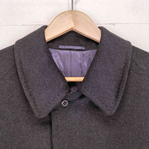 カシミヤ100ステンカラーコート メンズ S