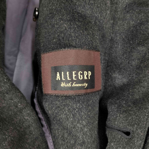 カシミヤ100ステンカラーコート メンズ S