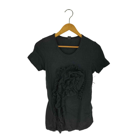 ワイズ Ys フリル 花 クルーネックTシャツ レディース JPN:2