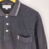 イブサンローランプールオム Yves Saint Laurent Pour Homme 襟ロゴ入り 長袖 ポロシャツ メンズ import:M