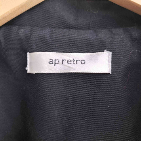 アプレトロ ap retro ステンカラースタンドロングコート / バルマカンコート レディース FREE
